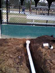 Installing Drainage System