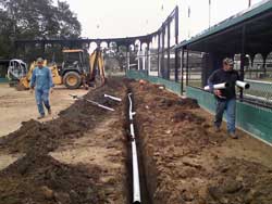 Installing Drainage System